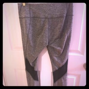 Reebok ankle leggings:mesh cutouts on upper calves